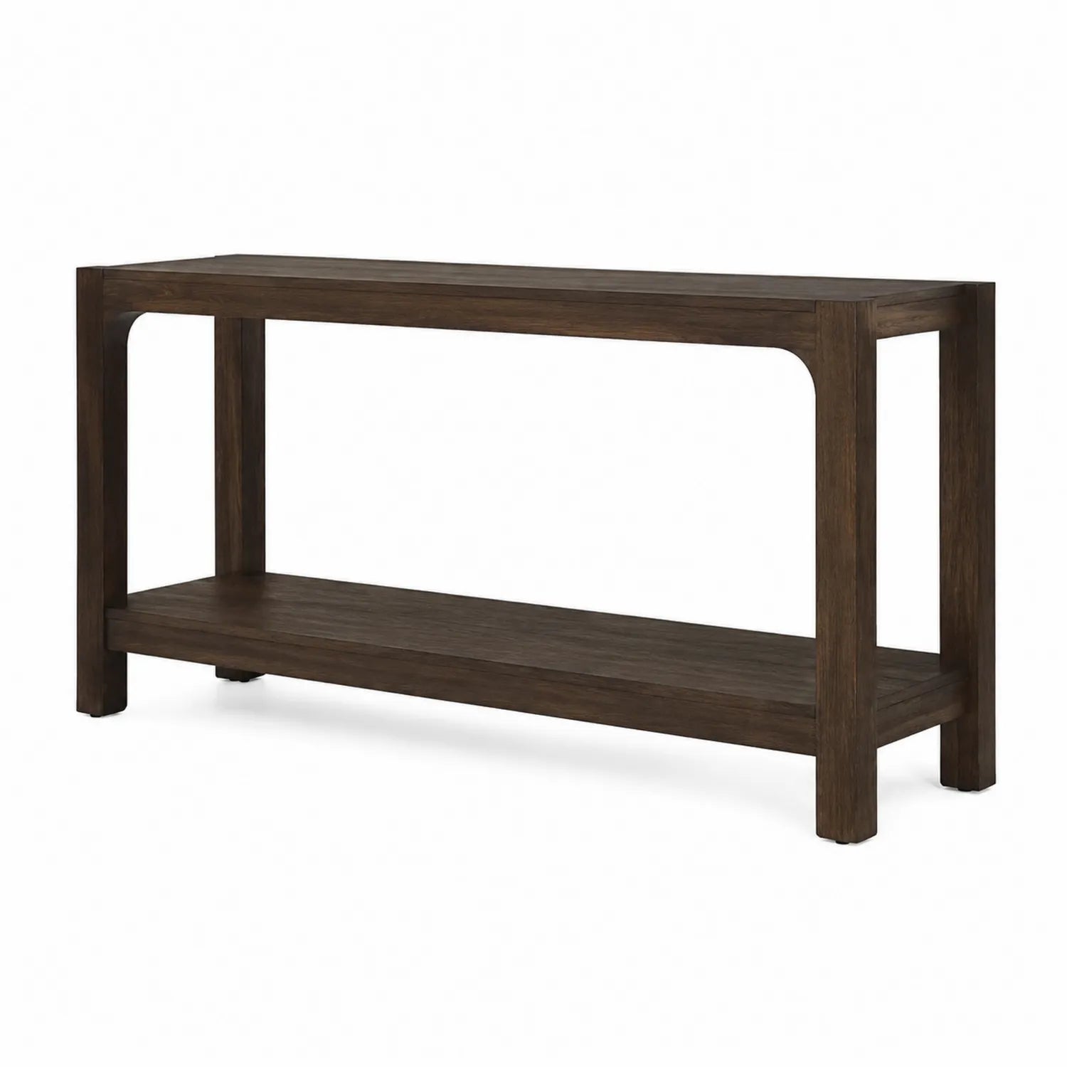 Konsola drewniana brązowa 120cm x 35cm x 75cm