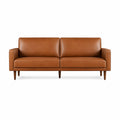 Sofa skórzana brązowa 200cm